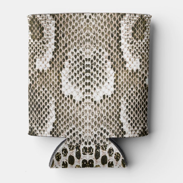 Porta-lata Pele Python: Design de padrão animal (Frente)