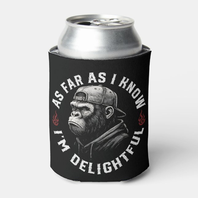 Porta-lata Pelo que eu sei, sou um macaco engraçado (Can Front)