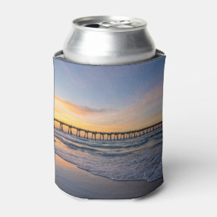 Porta-lata Pensacola Pier Shoreline Sunrise pode resfriar
