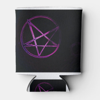 Porta-lata pentagrama roxo
