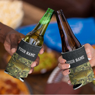 Porta-lata Pequeno Baixo Nome de Pesca Camo robusto