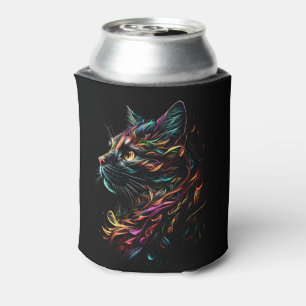 Porta-lata Perfil de Felino Majestoso