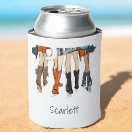 Porta-lata Personalidade Branca de Moda das Mulheres do Texas