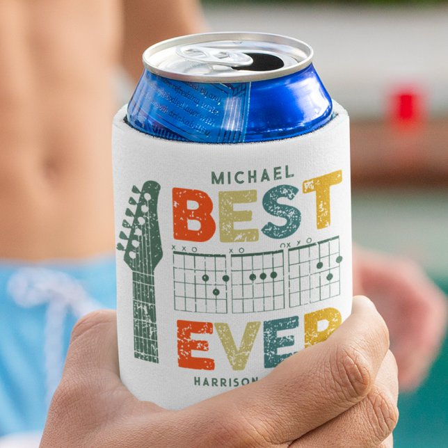 Porta-lata Personalização do Melhor Pai De Pai De Música (Criador carregado)