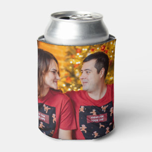 Porta-lata Personalizada frente e verso de 2 fotos