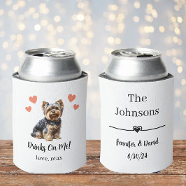 Porta-lata Personalizado Caneca Resfriadora de Casamento de Y