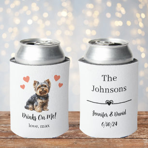 Porta-lata Personalizado Caneca Resfriadora de Casamento de Y