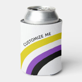Porta-lata Personalizado de Sinalizador Não Binário do Arco-Í