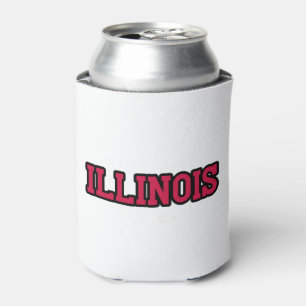 Porta-lata Personalizado Do Orgulho Do Estado De Illinois
