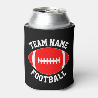 Porta-lata Personalizado o nome ou o texto da Equipe Vermelha