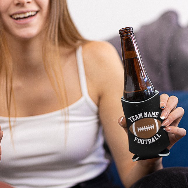 Porta-lata Personalizado o nome ou o texto da seleção de fute (Criador carregado)