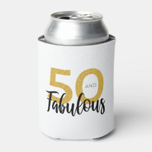 Porta-lata Personalizado para a Festa de aniversário 50 e Fab