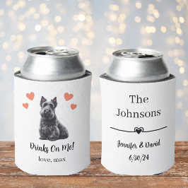 Porta-lata Personalizado Resfriador de Lata de Casamento de T