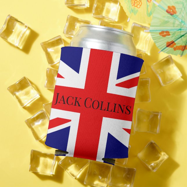 Porta-lata Personalizar bandeira britânica (Verão in situ)