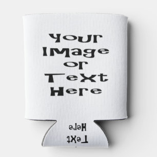 Porta-lata Personalizar com imagens e texto personalizados