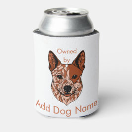 Porta-lata Personalizável Próprio por (Red Heeler)