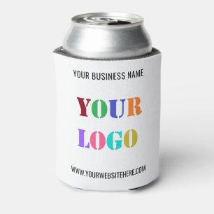 Porta-lata Personalize o logotipo e o texto da sua empresa