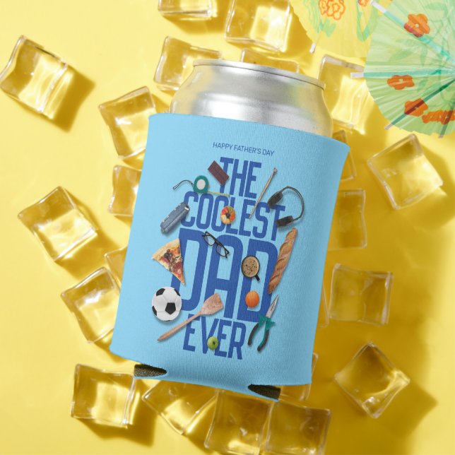 Porta-lata Personalize O Pai Mais Legal Do Mundo (Verão in situ)