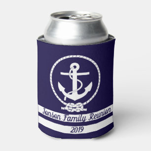 Porta-lata Personalize seu próprio tema náutico elegante e so