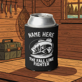 Porta-lata Personalized Name Fall Line Bass