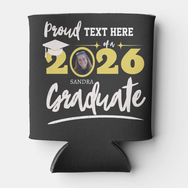 Porta-lata Personalized Proud Family Graduation Class of 2026 (Frente)
