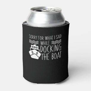 Porta-lata Pesaroso ao entrar o amante do barco