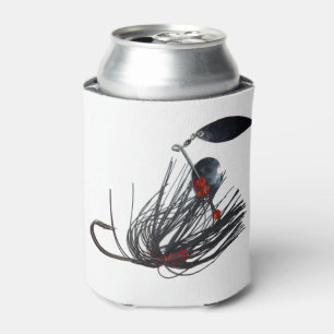 Porta-lata Pesca com palha