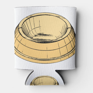 Porta-lata Pêssego de Pato de Pato de Boliche Plata de Gato V