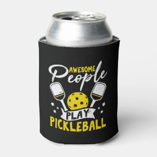 Porta-lata Pessoas Incríveis Jogam Pickleball Engraçado Paddl