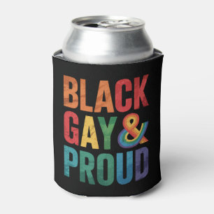Porta-lata Pessoas negras gays e orgulhosas LGBTQ Pretos Quee
