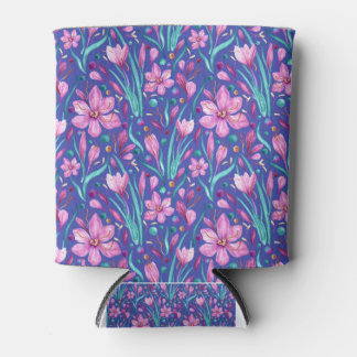 Porta-lata Petais Saffron Vivid - Verde Velvet e Turquoise