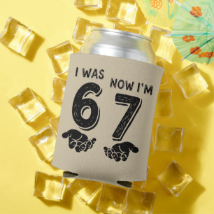 Porta-lata Piada de Aniversário de Seis Sete Anos Meme 6 7 An