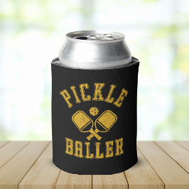 Porta-lata Pickle Baller Funny Pickleball