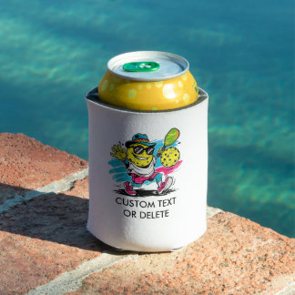 Porta-lata pickleball engraçado