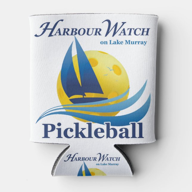 Porta-lata Pickleball & Sailboat Combo Tee - Personalize-o (Frente)