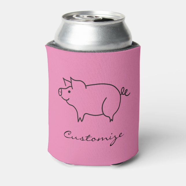 Porta-lata Pig Animal Thunder_Cove (Can Back)