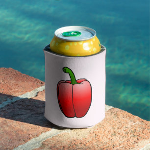 Porta-lata Pimentão Vermelho Grande e Bonito