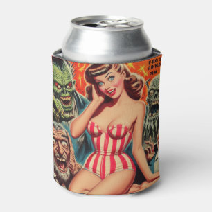 Porta-lata Pin-up e Monstros Retroativos