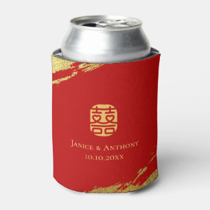 Porta-lata Pincel de pincel de ouro vermelho-chinês trincando