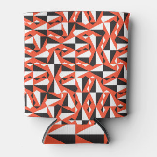 Porta-lata Pincel Geométrico de abstrato: Padrão de Vintage