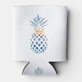 Porta-lata Pineapple de Praia ao Pôr do Sol Tropical com Ocea