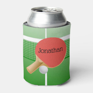 Porta-lata Ping Pong - Tênis Design Mesa Cooler