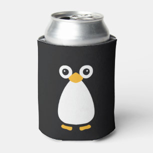 Porta-lata Pinguim bonito do vetor