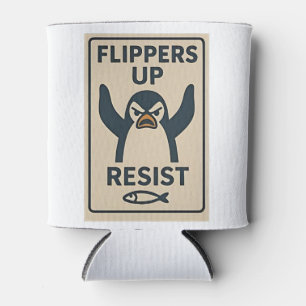 Porta-lata Pinguins contra Tarifas Anti Trump Garden Flag
