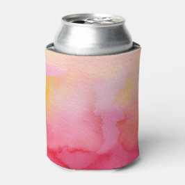 Porta-lata Pinks/Laranjas Bonito de Aquarela - Todas as opçõe