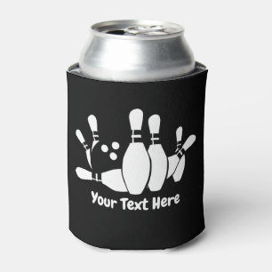 Porta-lata Pinos de Bola de boliche do Bowler personalizados