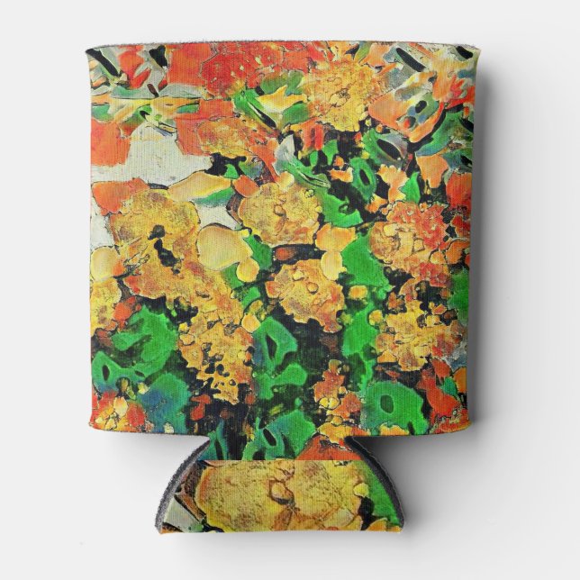 Porta-lata Pintura A Óleo Retro: Monet Van Gogh (Frente)