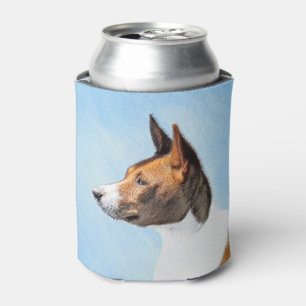 Porta-lata Pintura Basenji - Arte Original Custa