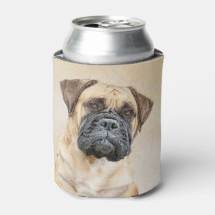 Porta-lata Pintura Bullmastiff - Arte Cachorro Original Bonit