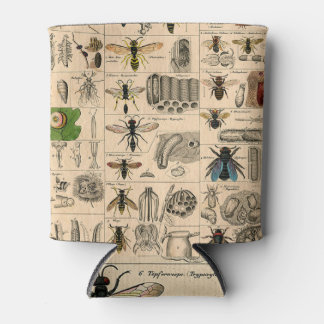 Porta-lata Pintura De Abelhas Insetos Insetos Vaza Natureza N